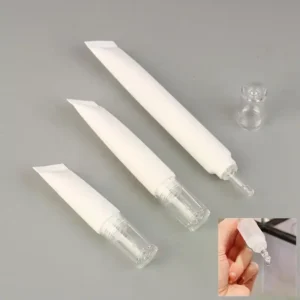 10/15/30g Cosmetic Soft Tubes Sunscreen Cream Lotion Liquid Foundation Refillable Bottles Hyaluronic Acid Dropper Empty Bottle